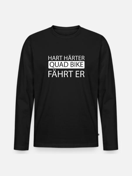Quad - T-shirt manches longues Premium bio Homme - noir