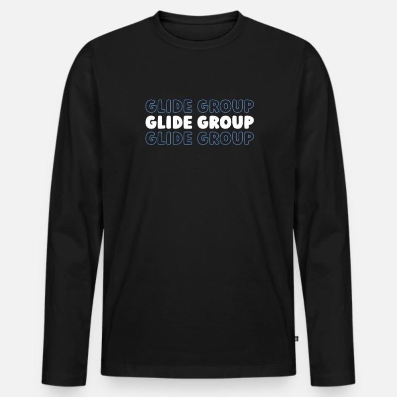 Paramotor Gleitschirmfliegen - Männer Premium Bio Langarmshirt - Schwarz