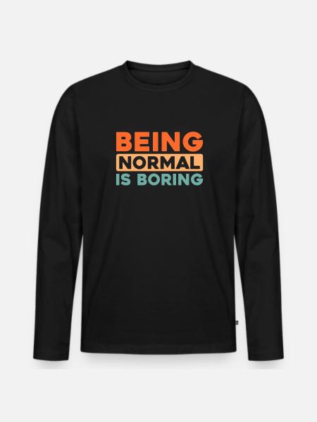 Paramotor paragliding - Men's Premium Organic Long Sleeve Shirt - black