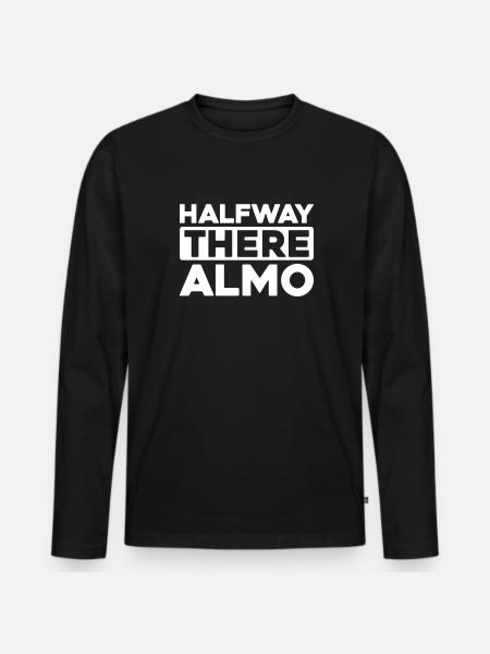 Schwarzer Humor - Männer Premium Bio Langarmshirt - Schwarz