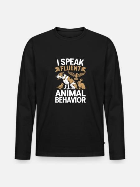 Ethologist - Men's Premium Organic Long Sleeve Shirt - black