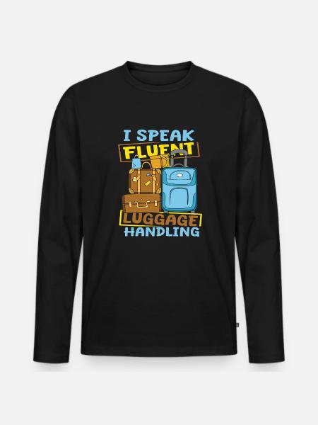 Bellhop - Men's Premium Organic Long Sleeve Shirt - black