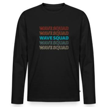 Chemie Chemiker Kader - Männer Premium Bio Langarmshirt - Schwarz - Vorne - Nico (187cm)