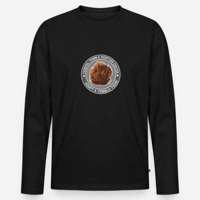Tribble Adoption Center - Männer Premium Bio Langarmshirt - Schwarz