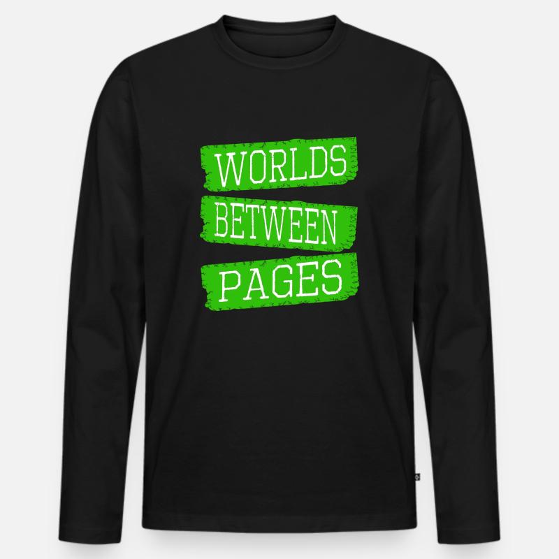 escapism birthday present present idea - Männer Premium Bio Langarmshirt - Schwarz