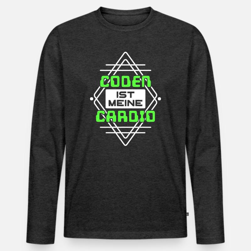 Coden Statement Developer Computerfreak Skripting Männer Premium Bio Langarmshirt