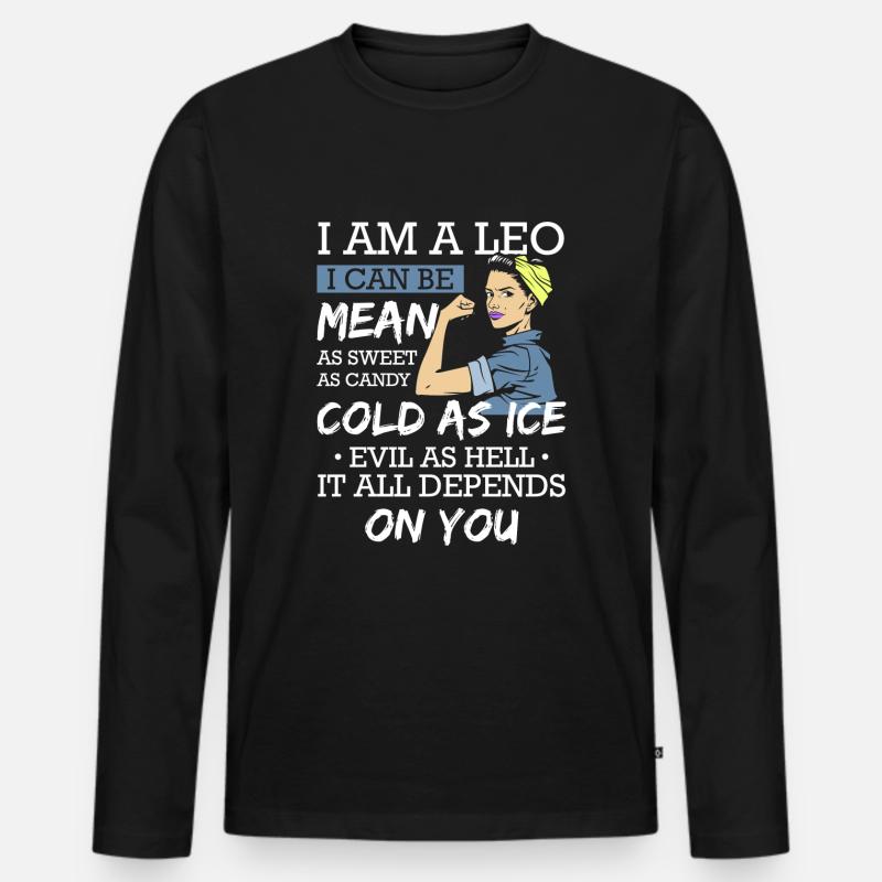 Sternzeichen Astrologie Konstellation - Männer Premium Bio Langarmshirt - Schwarz