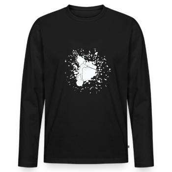 Hammer Throw Hammer Thrower Shirt Cadeau - T-shirt manches longues Premium bio Homme - noir - Devant - Nico (187cm)