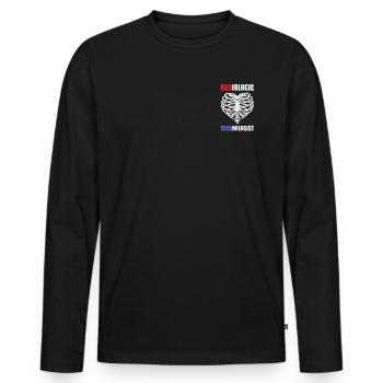Radiology Department Radiologist Joke Radiography - Men's Premium Organic Long Sleeve Shirt - black - Front - Nico (187cm)