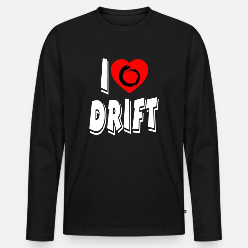 Auto - Männer Premium Bio Langarmshirt - Schwarz