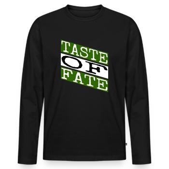destiny culinary masterpieces gift idea - Männer Premium Bio Langarmshirt - Schwarz - Vorne - Nico (187cm)