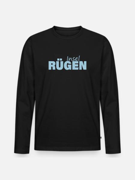 REBUKE - Men's Premium Organic Long Sleeve Shirt - black
