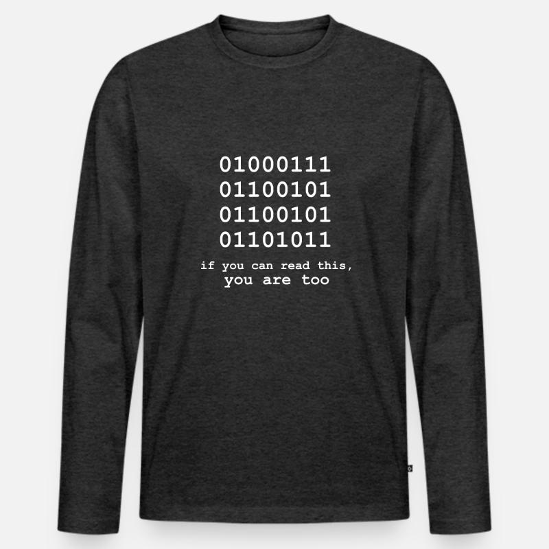 Programmierer Coder Html Code Computer Geschenk Men's Premium Organic Long Sleeve Shirt