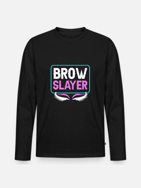 Beautician - Men's Premium Organic Long Sleeve Shirt - black