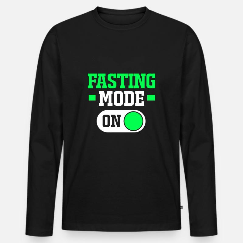 Muslim - Männer Premium Bio Langarmshirt - Schwarz