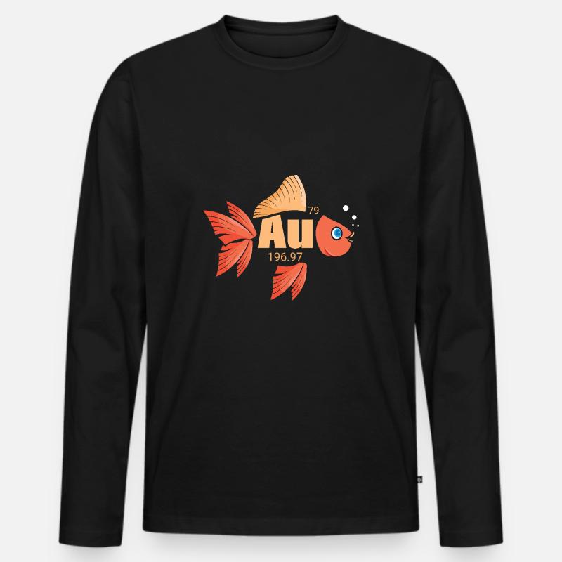 Periodensystem - Männer Premium Bio Langarmshirt - Schwarz