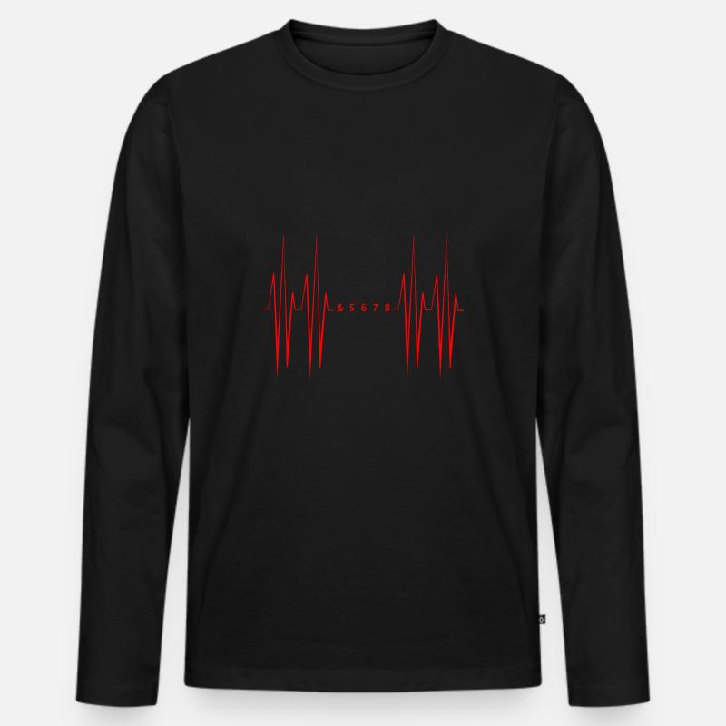 Choreograph Tanzlehrer - Männer Premium Bio Langarmshirt - Schwarz