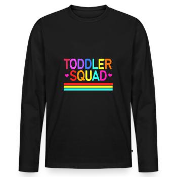 Kindergarten Education Educator Educator - Men's Premium Organic Long Sleeve Shirt - black - Front - Nico (187cm)