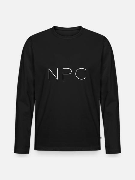 NPC - Youth Word - Men's Premium Organic Long Sleeve Shirt - black