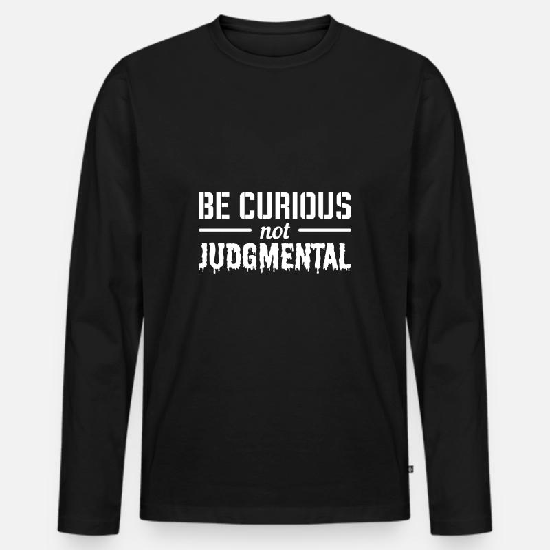 Mobbing - Männer Premium Bio Langarmshirt - Schwarz