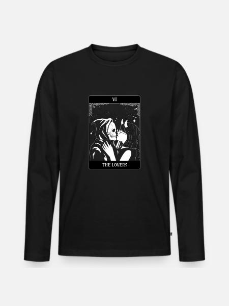 Occult Goth Gothic Punk Grunge - Men's Premium Organic Long Sleeve Shirt - black