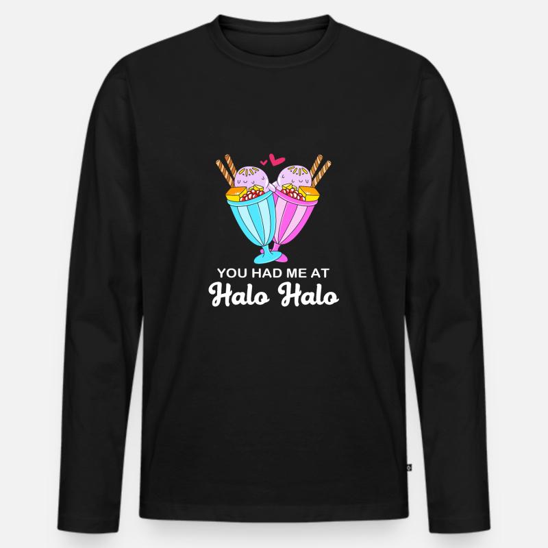 Philippinisch Philippinen - Männer Premium Bio Langarmshirt - Schwarz