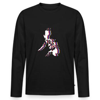 Philippinisch Philippinen - Männer Premium Bio Langarmshirt - Schwarz - Vorne - Nico (187cm)