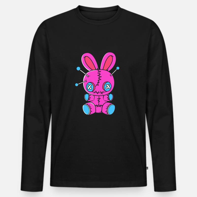 Voodoo - Männer Premium Bio Langarmshirt - Schwarz