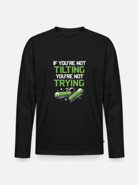 Flipper Boîte de flipper - T-shirt manches longues Premium bio Homme - noir