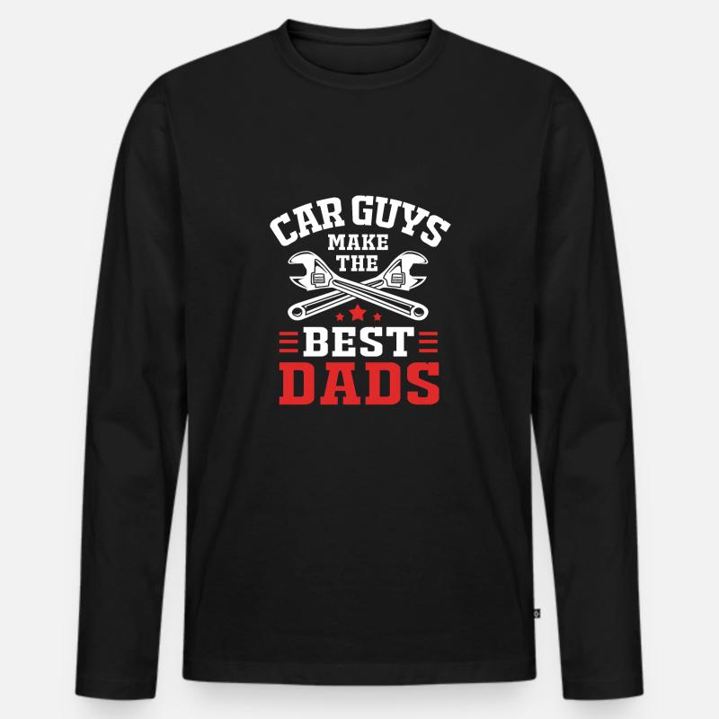 Autofahrer - Männer Premium Bio Langarmshirt - Schwarz