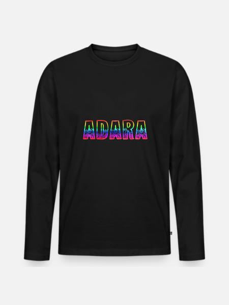 adara rs rainbow - Men's Premium Organic Long Sleeve Shirt - black