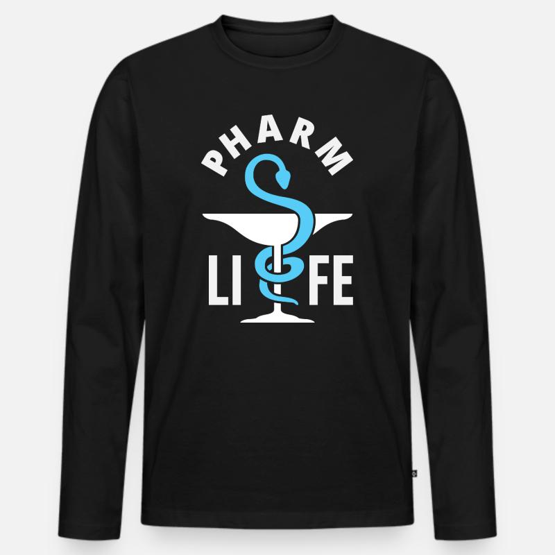 Pharmacist Pharmaceutical Technical - Men's Premium Organic Long Sleeve Shirt - black
