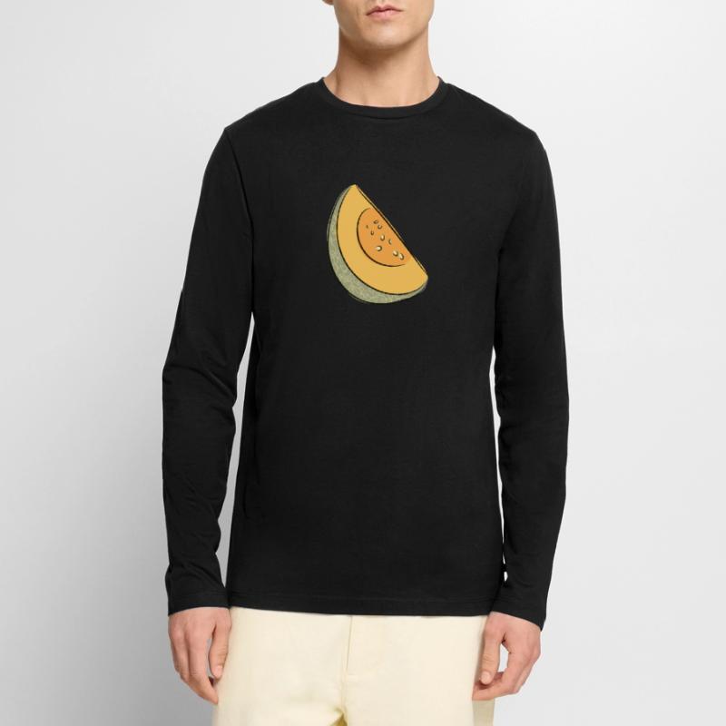 Melon d’été pastèque Pastèque T-shirt manches longues Premium bio Homme