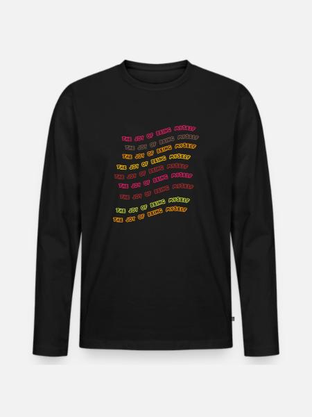 begeing my self - T-shirt manches longues Premium bio Homme - noir