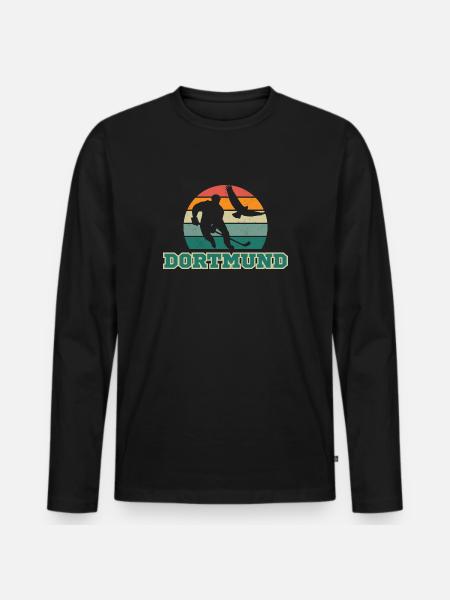 Dortmund, my city! - Men's Premium Organic Long Sleeve Shirt - black