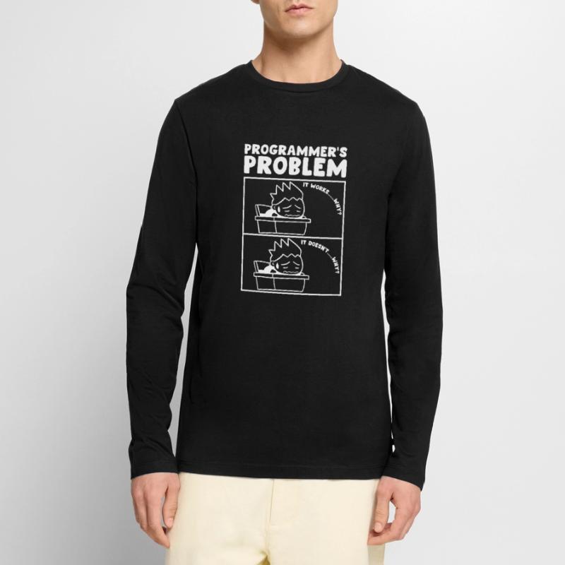 Programmers Problem Programmeur Informaticien T-shirt manches longues Premium bio Homme