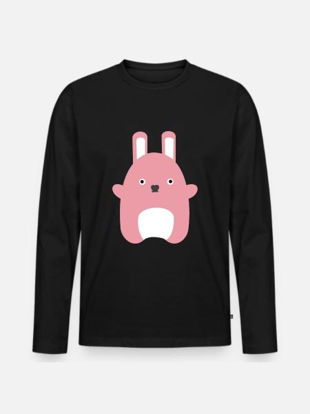 Peluche Mignon Mignon Mignon - T-shirt manches longues Premium bio Homme - noir