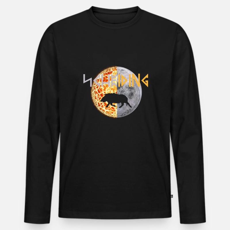 mabon scheiding haustblot freyr - Männer Premium Bio Langarmshirt - Schwarz