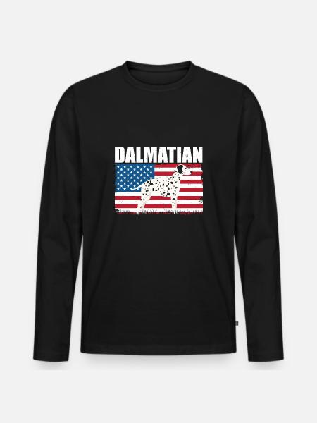 Dalmate - T-shirt manches longues Premium bio Homme - noir