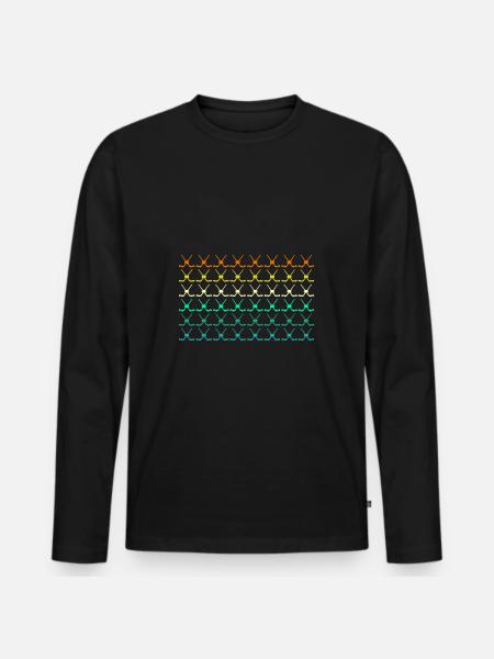 Hockey Players Hockey - Men's Premium Organic Long Sleeve Shirt - black