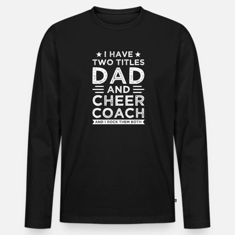 Titel - Männer Premium Bio Langarmshirt - Schwarz