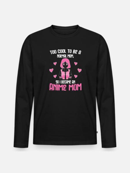 anime merch Anime anime mom Geschenk - Männer Premium Bio Langarmshirt - Schwarz