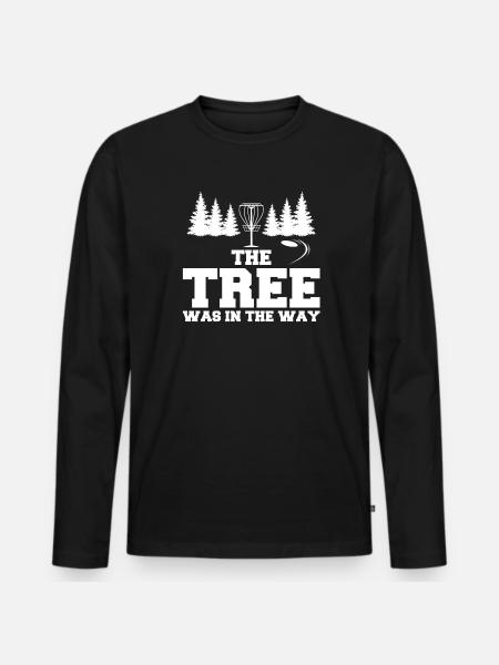 Discgolfer Discgolf Discgolfing Geschenk - Männer Premium Bio Langarmshirt - Schwarz