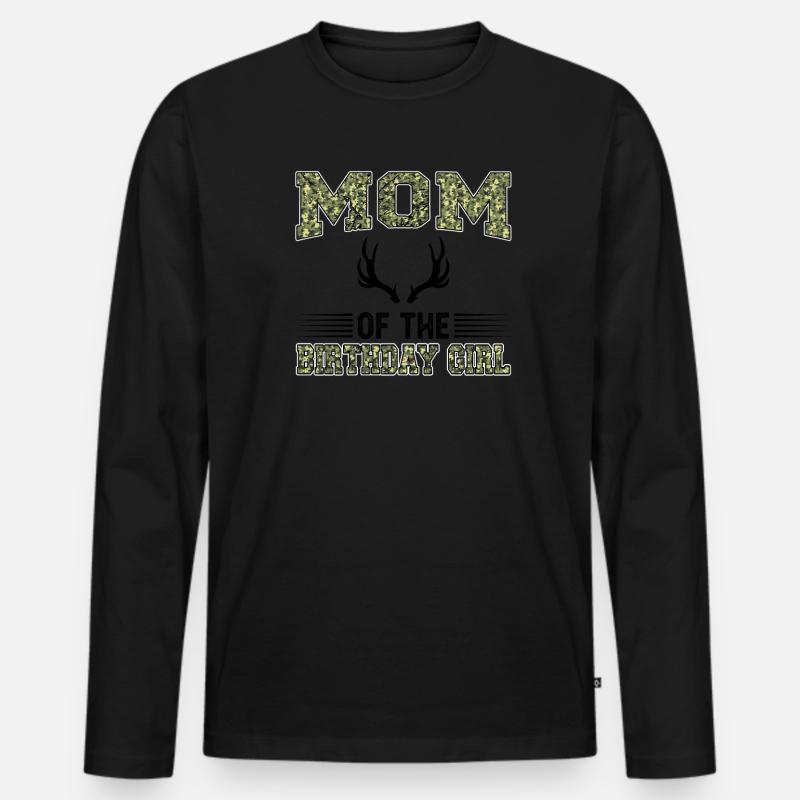 Jäger Jagd Jagd Geschenk - Männer Premium Bio Langarmshirt - Schwarz