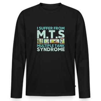 Aquarium Fish Tank Aquarist - Männer Premium Bio Langarmshirt - Schwarz - Vorne - Nico (187cm)