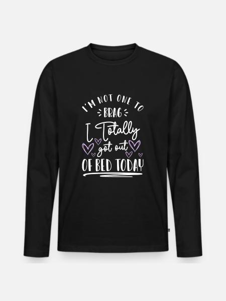 Sleep, slumber, relaxation, rest - Men's Premium Organic Long Sleeve Shirt - black