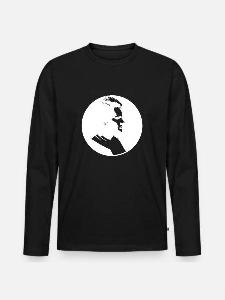Marie Curie - Men's Premium Organic Long Sleeve Shirt - black
