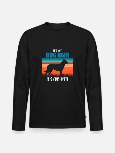 Beauceron - Männer Premium Bio Langarmshirt - Schwarz