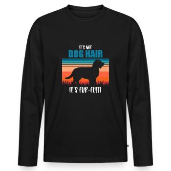 Boykin Spaniel - Männer Premium Bio Langarmshirt - Schwarz - Vorne - Nico (187cm)