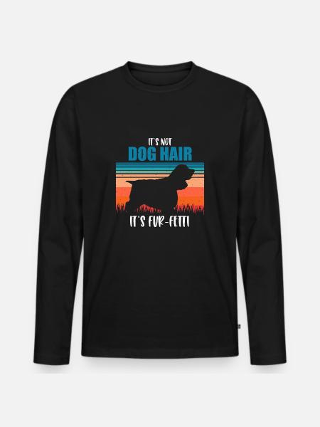 Cocker Spaniel - T-shirt manches longues Premium bio Homme - noir